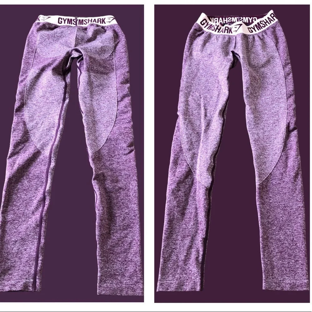 Gymshark size XS Purple Seamless Flex Sculpting Leggings Workout Train Lift Run